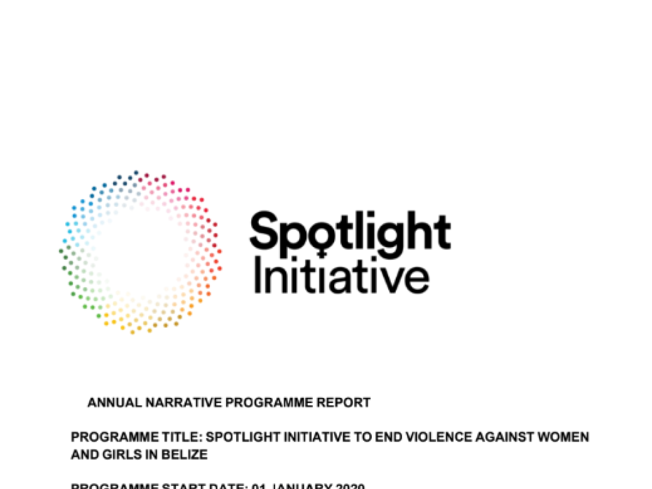 belize 2021 report cover