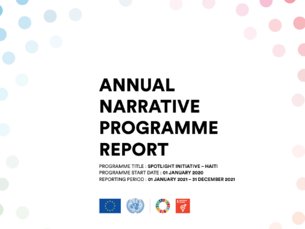 Haiti 2021 report cover