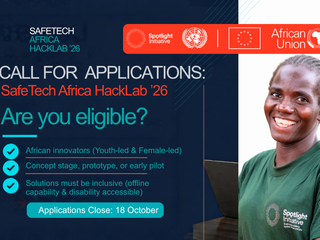 SafeTech Banner_Call for application banner