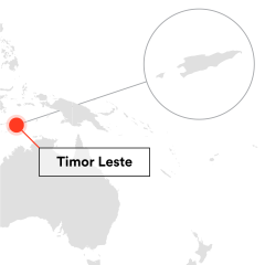 Timor Leste Map 