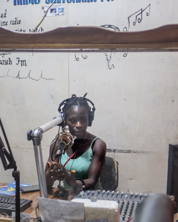 Ruth Jeffrey in the studio. Photo: Spotlight Initiative