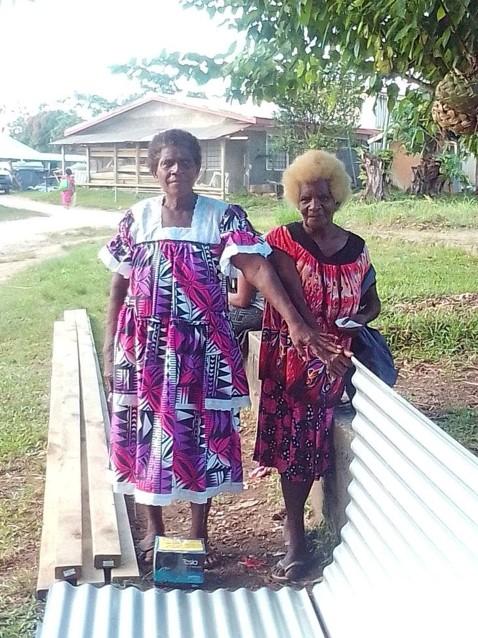 women with iron sheets