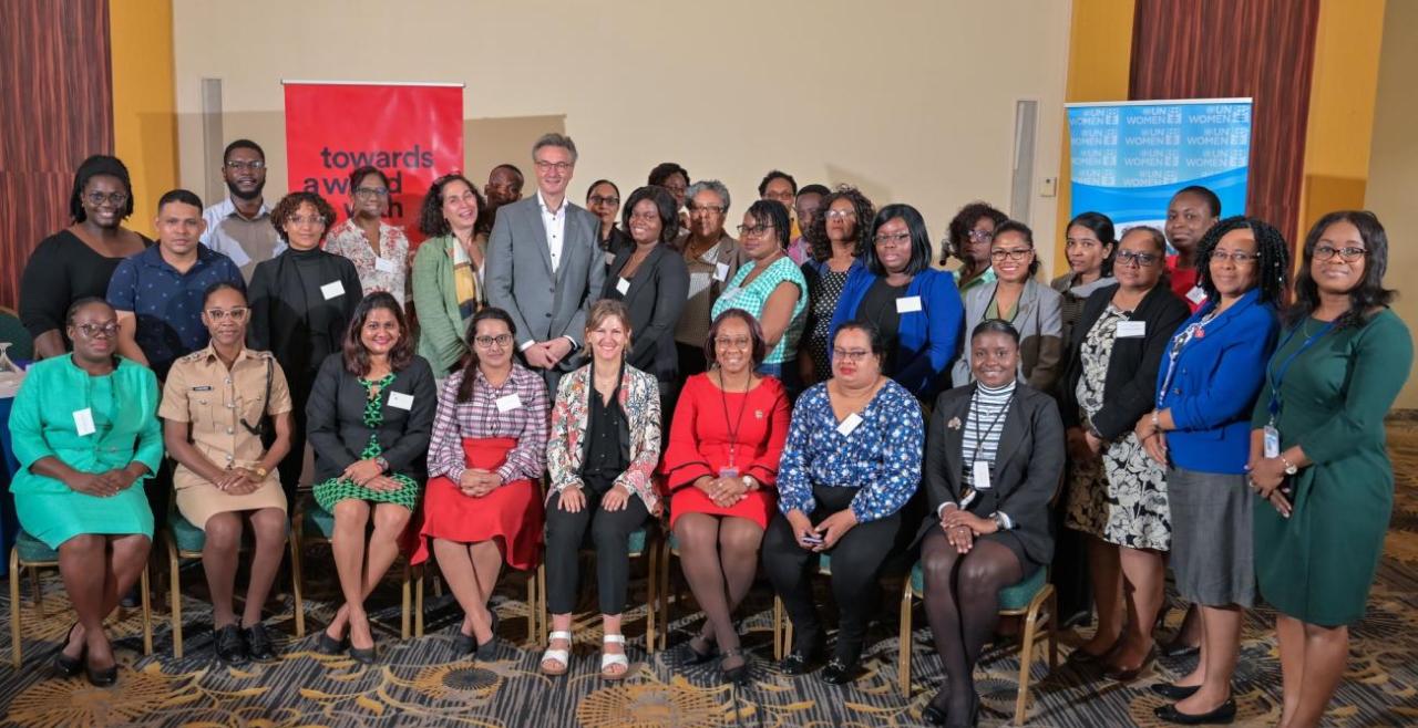 Group photo with participants from the capacity building sessions 