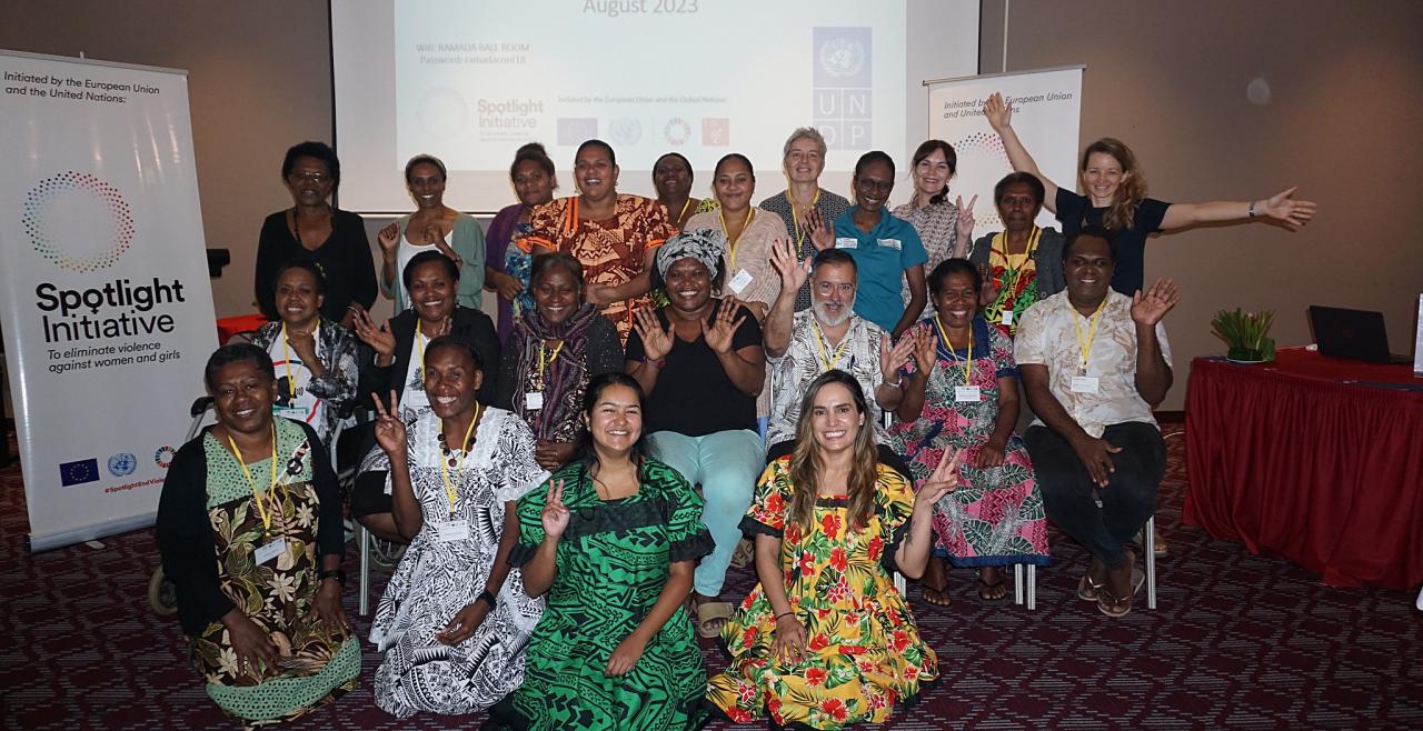 Civil society representatives at a recent workshop in Port Vila, Vanuatu (a group photo).