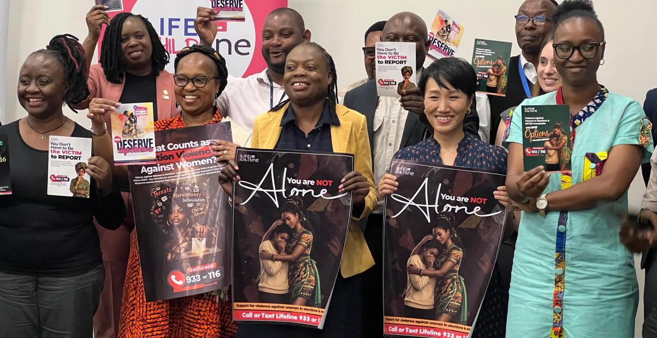 VAWE Reporting Mechanism which demonstrates efforts to make elections safer and more inclusive for women.