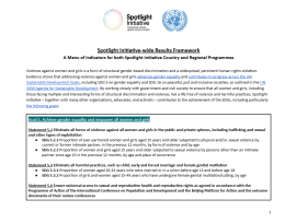 First page of results framework