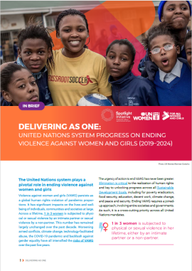 Delivering as one cover image