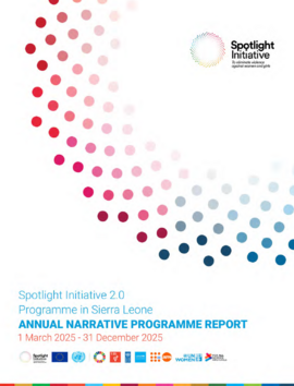 Spotlight Initiative Sierra Leone Report 2025