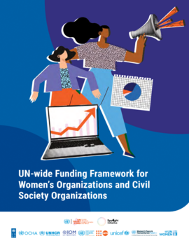 UN wide funding framework for womens organizations and civil society organizations cover page